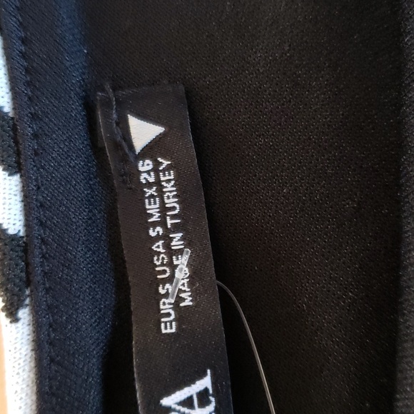 ZARA Floral Jacquard crop top - Picture 7 of 8